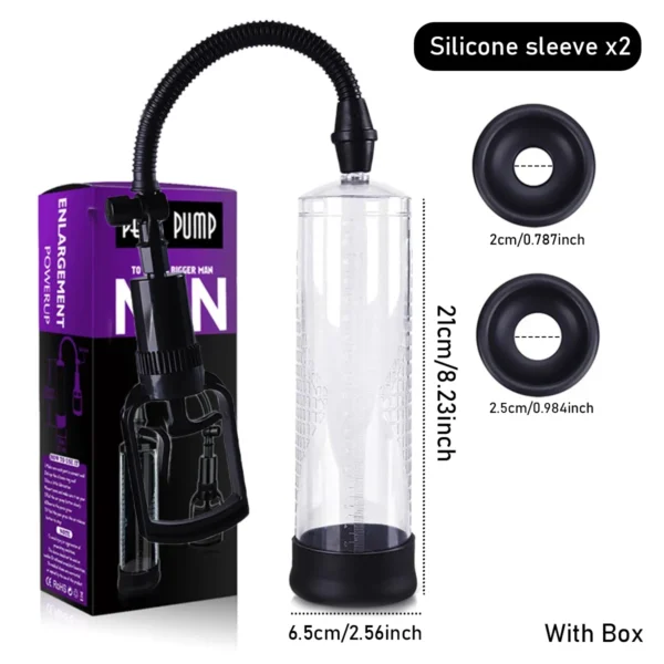 LUVWAKE Automatic Vacuum Penis Pump – Waterproof, 4 Suction Modes, LCD Screen & USB Rechargeable - Image 6