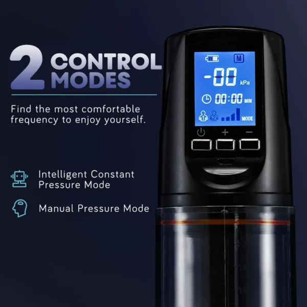 LUVWAKE Automatic Vacuum Penis Pump – Waterproof, 4 Suction Modes, LCD Screen & USB Rechargeable - Image 15
