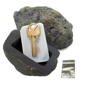 Real-Look Fake Rock Diversion Safe – Stash Safe - Outdoor Hideaway for Keys, Cash, or Contraband