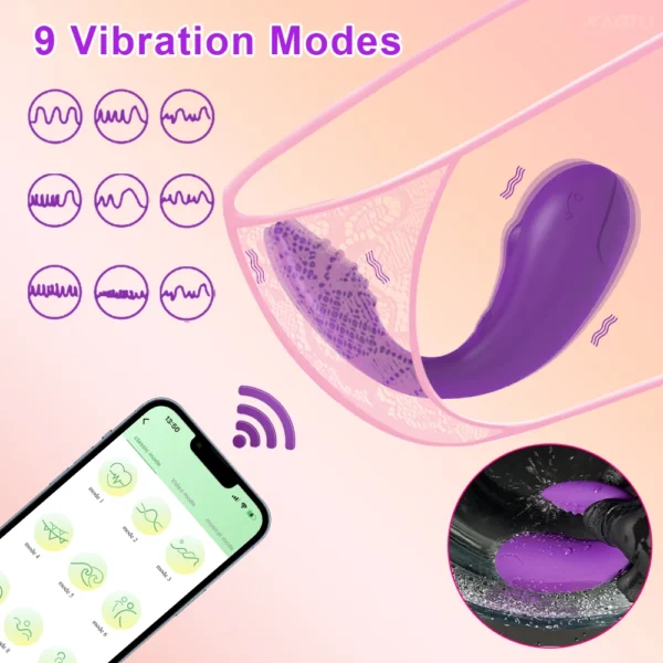 App-Controlled Bluetooth Vibrator Egg – G-Spot & Panty Play Stimulator - Image 2
