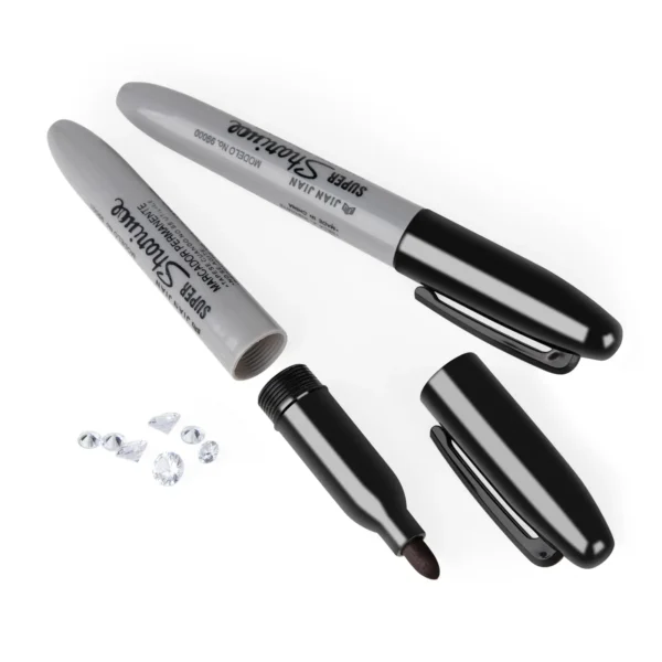 Diversion Safe Sharpie Marker – Stash Safe - Usable Pen with Hidden Compartment for Cash & Pills Etc. - Image 2
