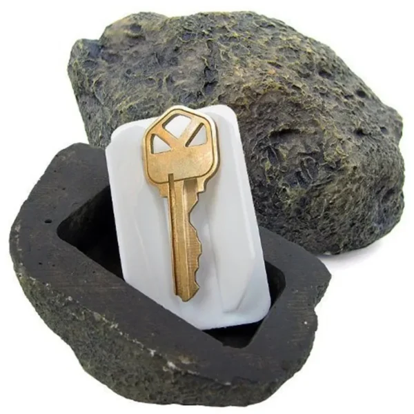 Real-Look Fake Rock Diversion Safe – Stash Safe - Outdoor Hideaway for Keys, Cash, or Contraband - Image 3
