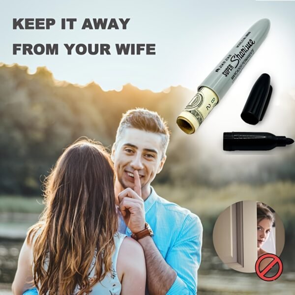 Diversion Safe Sharpie Marker – Stash Safe - Usable Pen with Hidden Compartment for Cash & Pills Etc. - Image 18